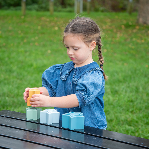 tickit SiliSoft® Star Stacking Cups (Neutral) -