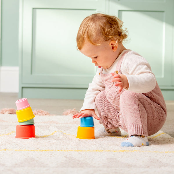 tickit SiliSoft® Round Stacking Cups (Rainbow) -