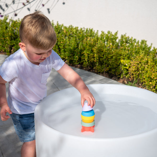 tickit SiliSoft® Rocket Stacker (Rainbow) -