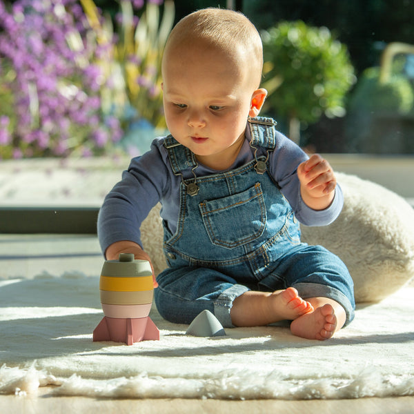 tickit SiliSoft® Rocket Stacker (Earth) -