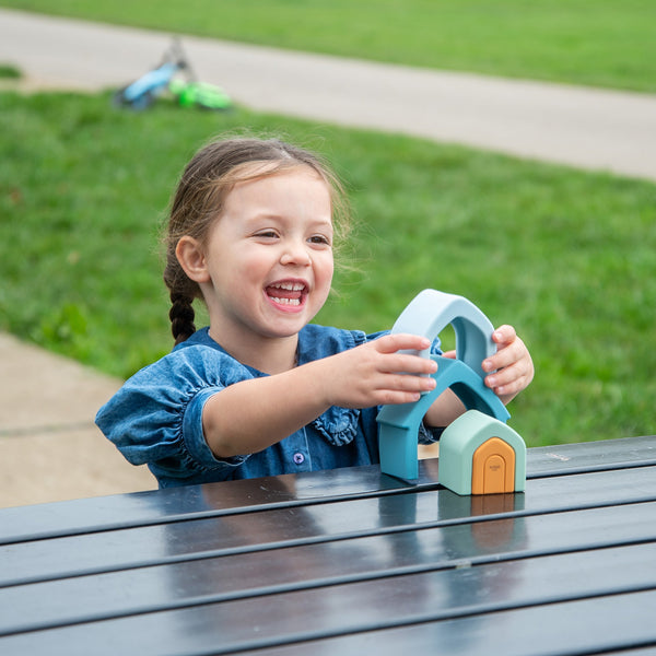 tickit SiliSoft® Stacking Houses (Neutral) -