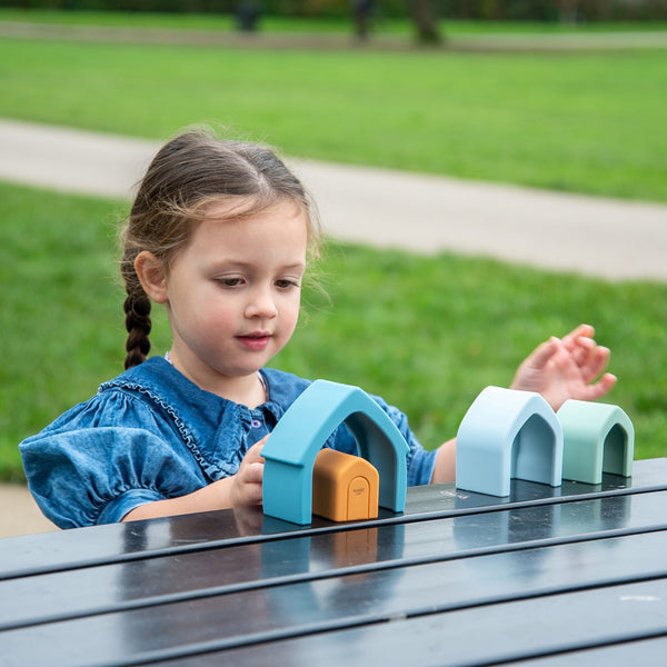 tickit SiliSoft® Stacking Houses (Neutral) -