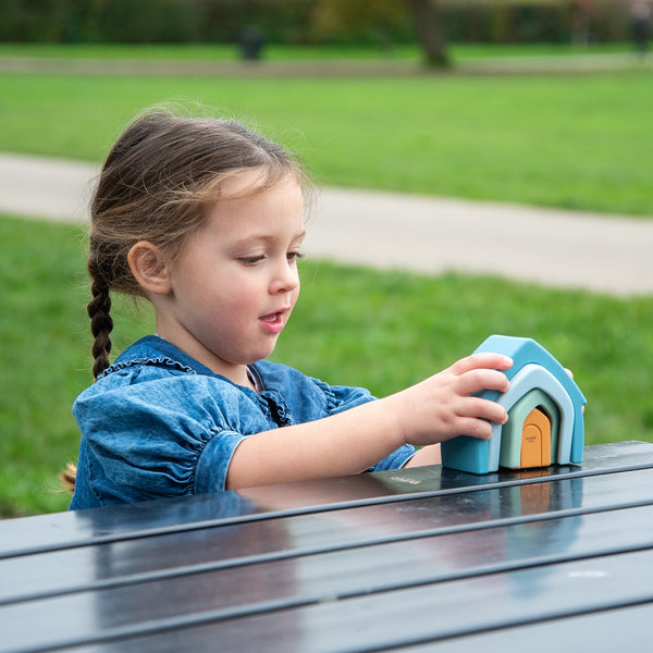 tickit SiliSoft® Stacking Houses (Neutral) -