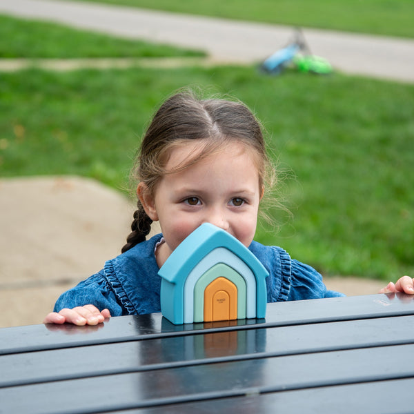 tickit SiliSoft® Stacking Houses (Neutral) -