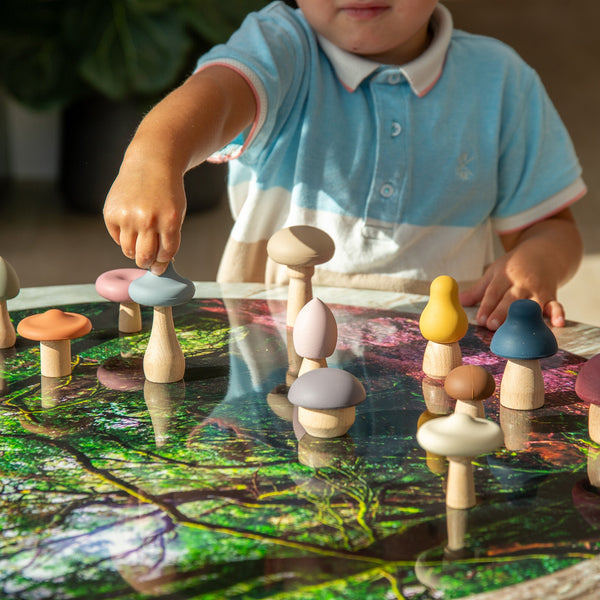 tickit SiliSoft® Woodland Mushroom Set (Earth) -