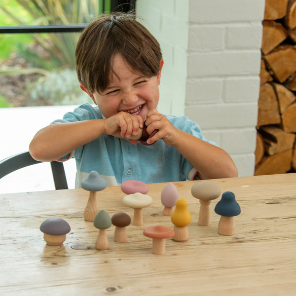 tickit SiliSoft® Woodland Mushroom Set (Earth) -