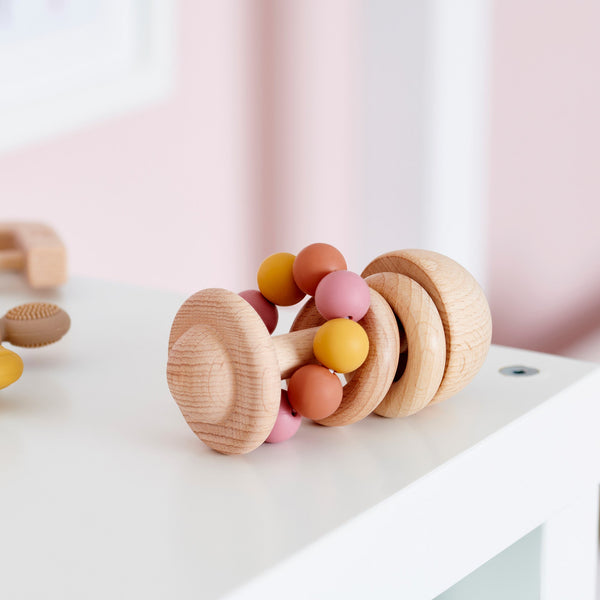 tickit SiliSoft® Bead Rattle (Earth) -