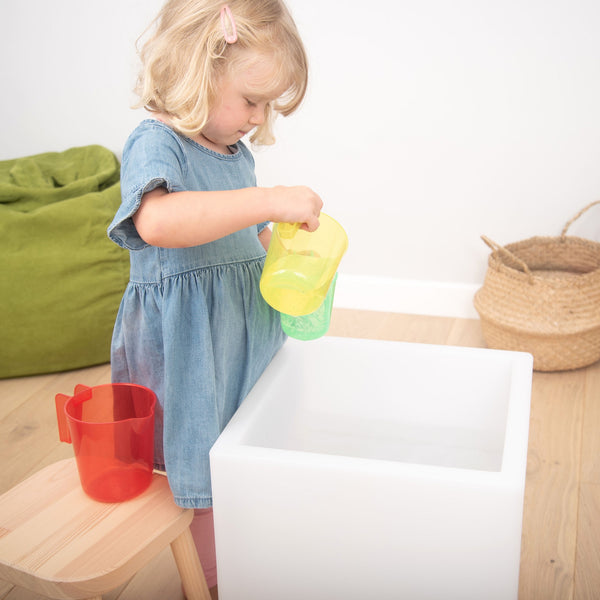 tickit Translucent Colour Nesting Jugs - Pack of 3 -