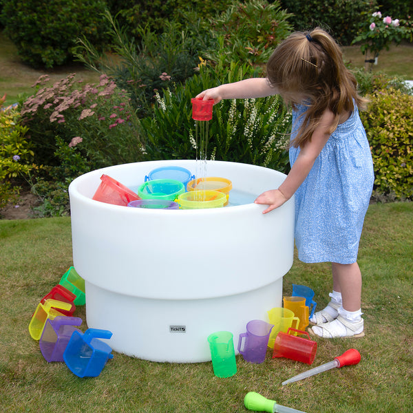 tickit Translucent Colour Stacking Cups - Pack of 9 -