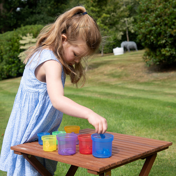 tickit Translucent Colour Stacking Cups - Pack of 9 -