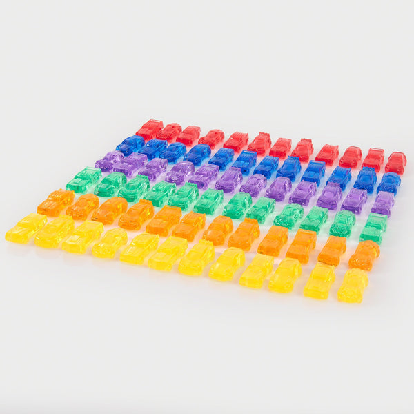 tickit Translucent Colour Cars - Pack of 72 -