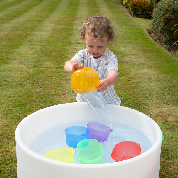 tickit Translucent Colour Pouring Bowls - Pack of 6 -