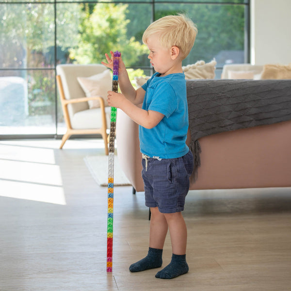 tickit Translucent Colour Linking Cubes -