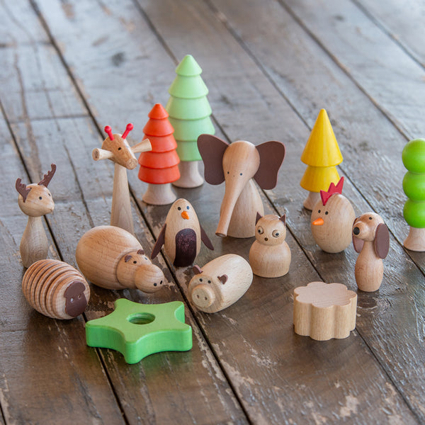 tickit Wooden Animal Friends -
