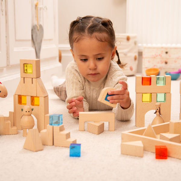 tickit Wooden Building Gem Blocks -