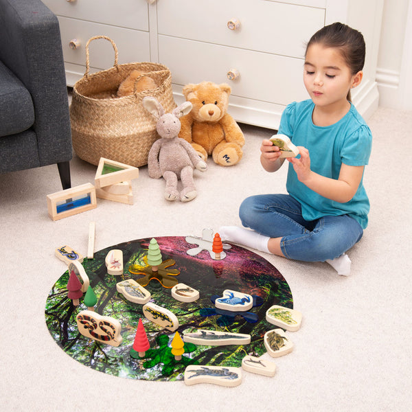tickit Wooden Reptile & Amphibian Blocks -