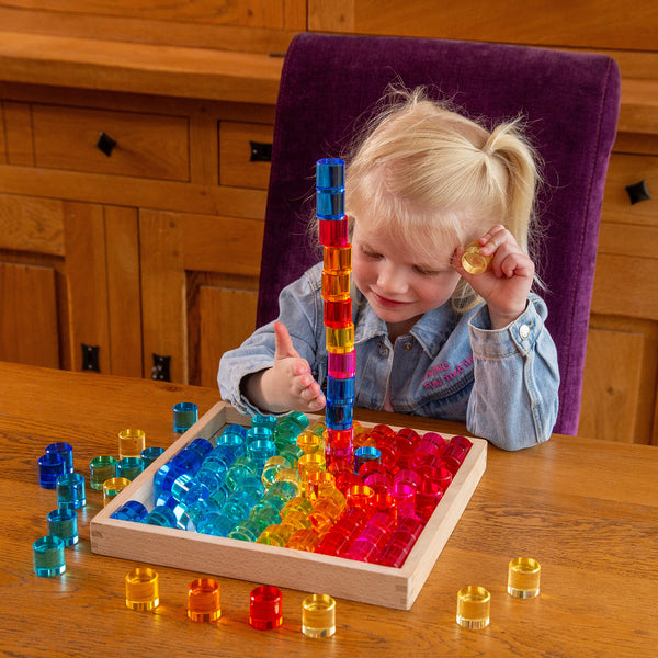 tickit Gem Circle Mirror Tray -