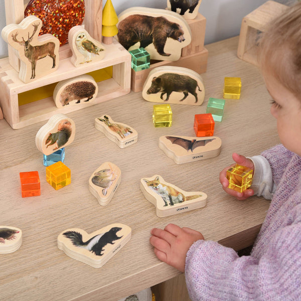 tickit Wooden Forest Animal Blocks -