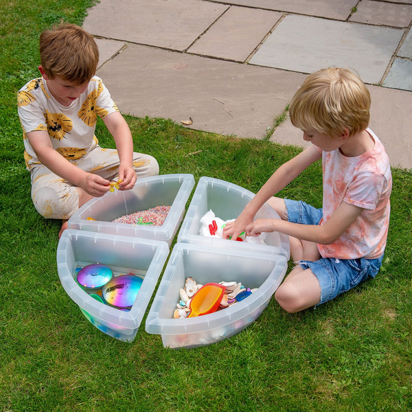 tickit Discovery Clear Quadrant Trays -