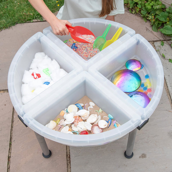 tickit Discovery Quadrant Trays & Stand -