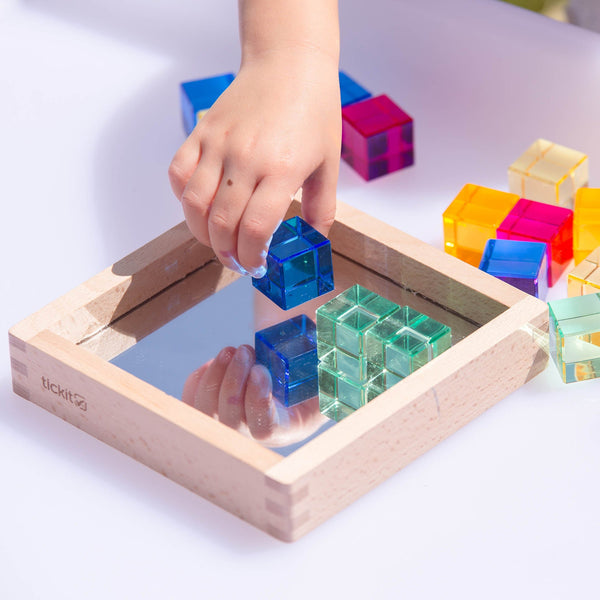 tickit Gem Cube Mirror Tray -