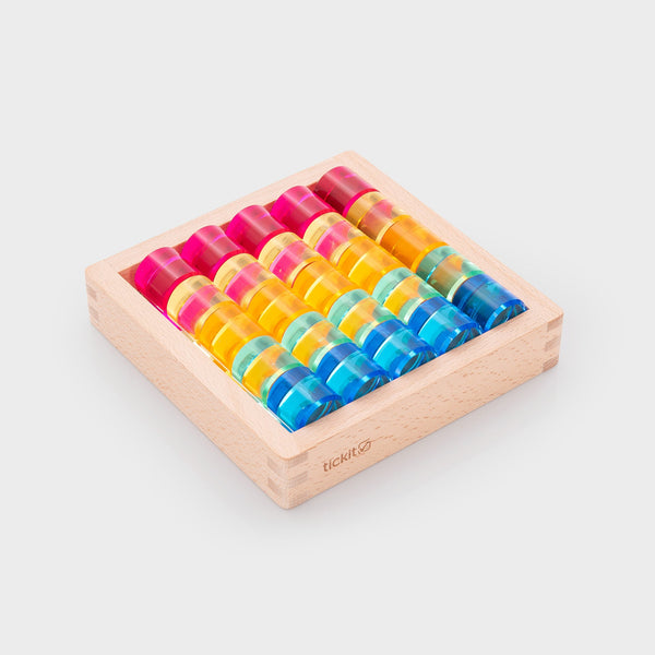 tickit Gem Circle Mirror Tray -