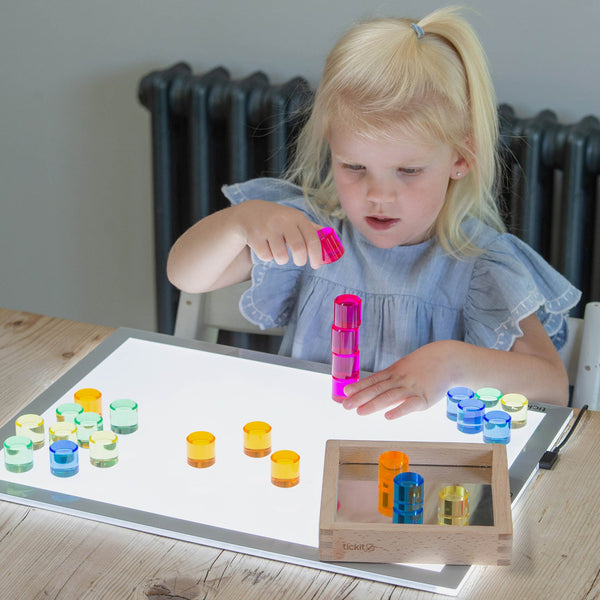 tickit Gem Circle Mirror Tray -