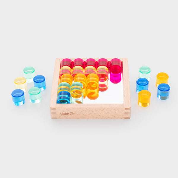 tickit Gem Circle Mirror Tray -