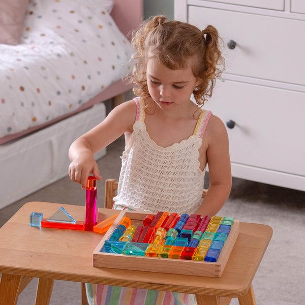 tickit Gem Building Shapes Mirror Tray -