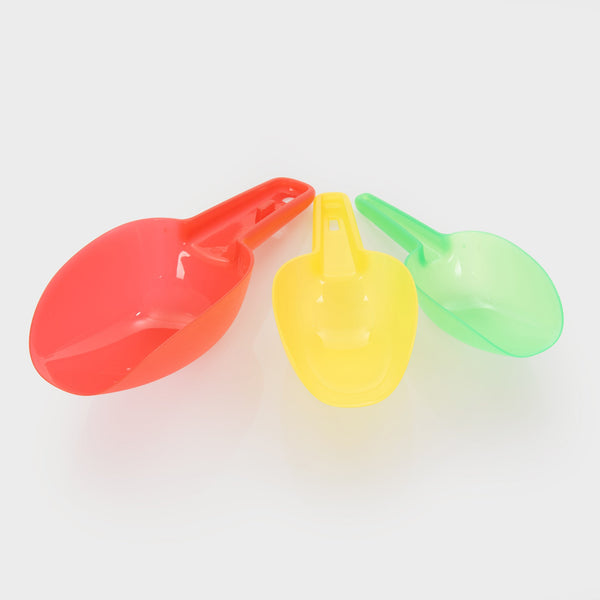 tickit Translucent Colour Nesting Scoops -