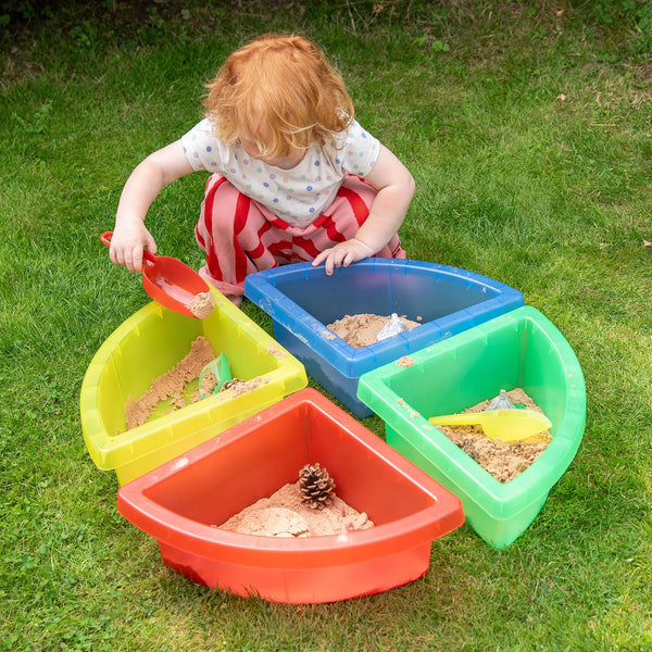 tickit Translucent Colour Nesting Scoops -