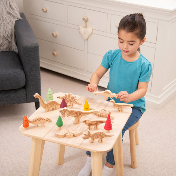 tickit Wooden Dinosaur Blocks -