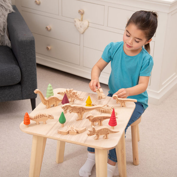 tickit Wooden Dinosaur Blocks -