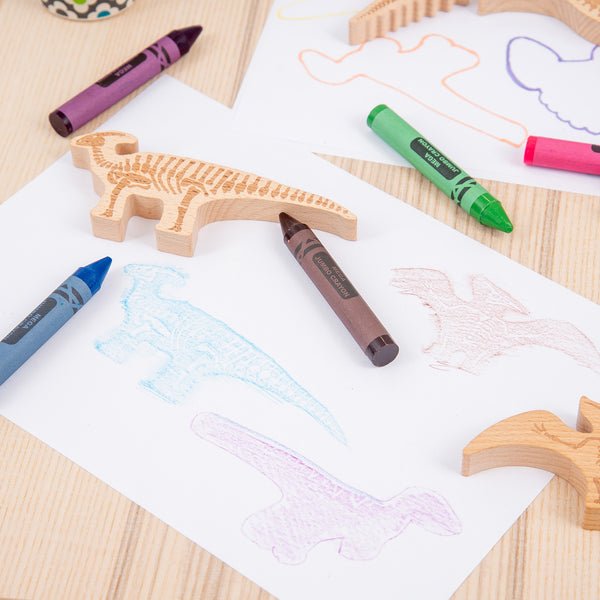 tickit Wooden Dinosaur Blocks -