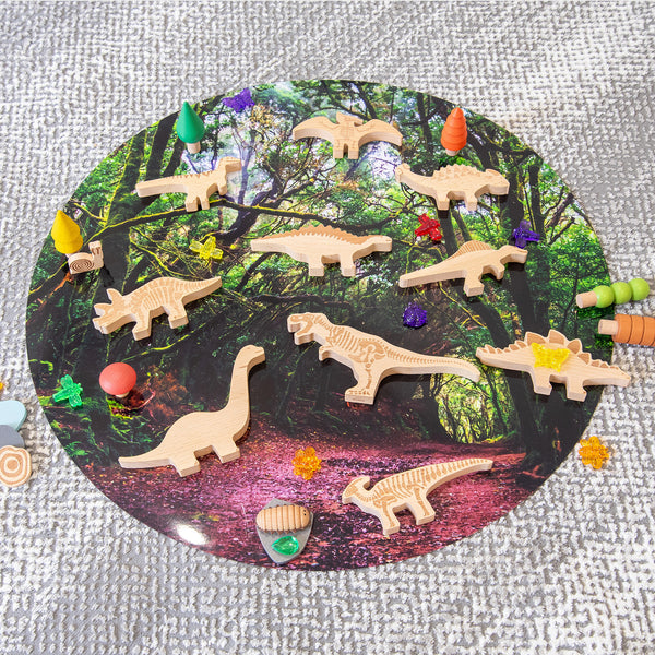 tickit Wooden Dinosaur Blocks -