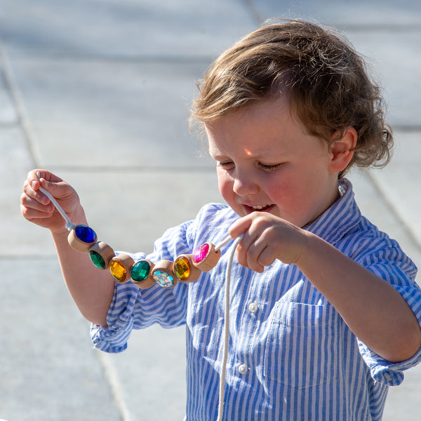 tickit Wooden Lacing Jewels -