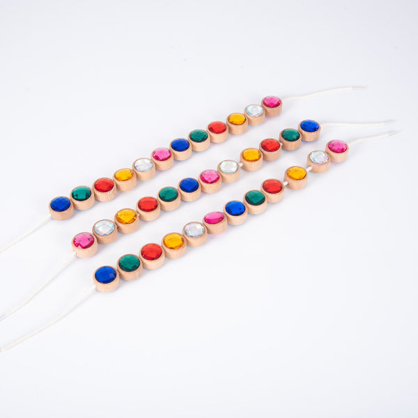 tickit Wooden Lacing Jewels -