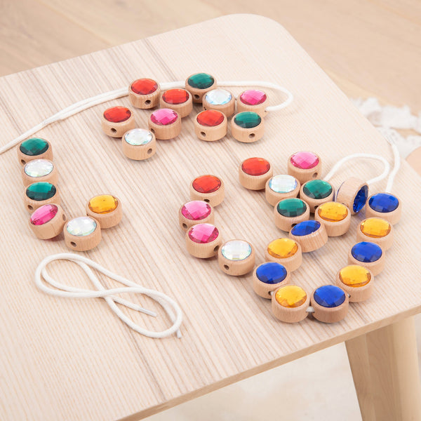 tickit Wooden Lacing Jewels -