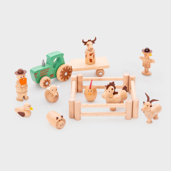 tickit Wooden Farm Set -