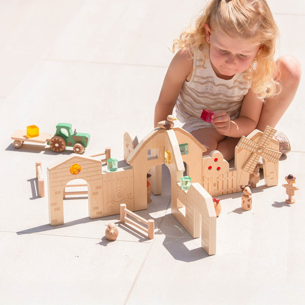 tickit Wooden Farm Set -
