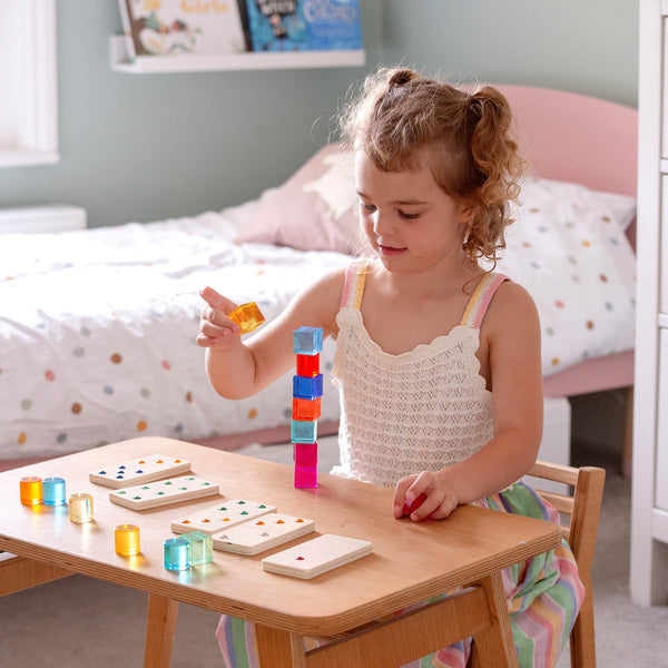 tickit Wooden Jewel Dominoes -