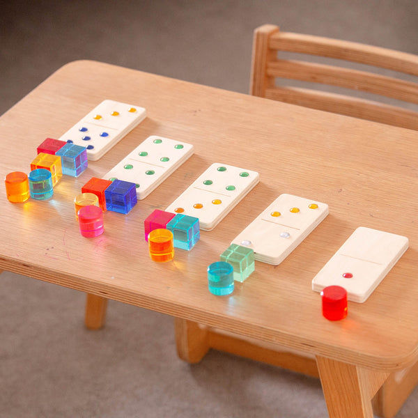 tickit Wooden Jewel Dominoes -