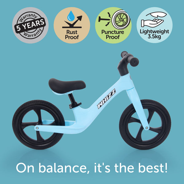 tickit Whizz Balance Bike - Blue -