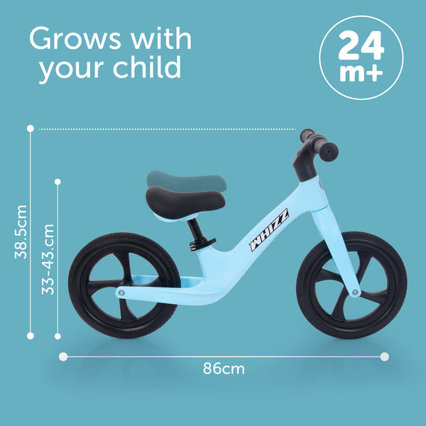 tickit Whizz Balance Bike - Blue -