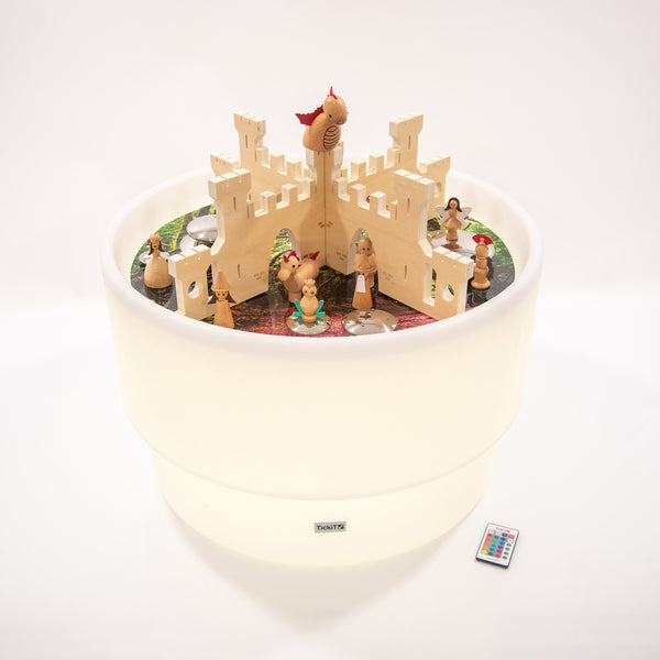 tickit Sensory Mood Discovery Table & Castle Divider Set -