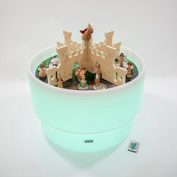 tickit Sensory Mood Discovery Table & Castle Divider Set -