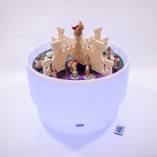 tickit Sensory Mood Discovery Table & Castle Divider Set -