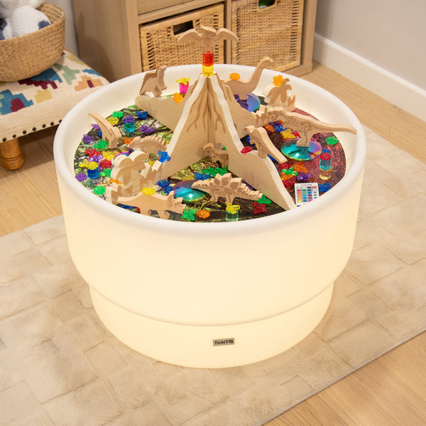 tickit Sensory Mood Discovery Table & Jurassic Divider Set -