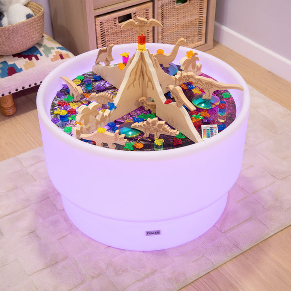tickit Sensory Mood Discovery Table & Jurassic Divider Set -