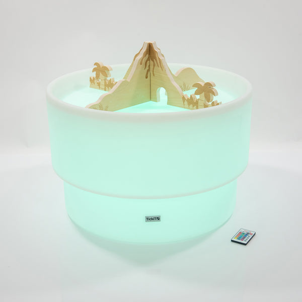 tickit Sensory Mood Discovery Table & Jurassic Divider Set -